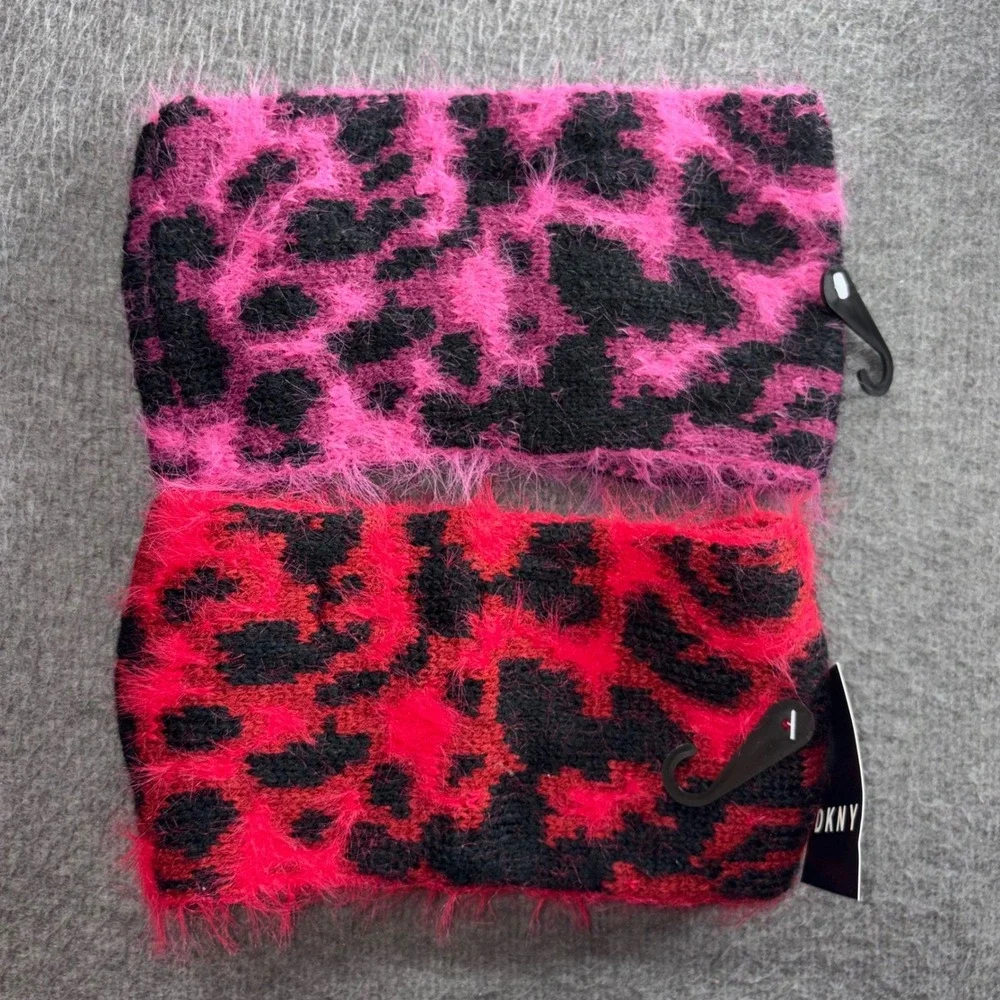 Dkny fuzzy leopard